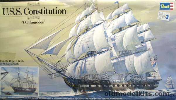 Revell 1/96 USS Constitution Old Ironsides, H398 plastic model kit